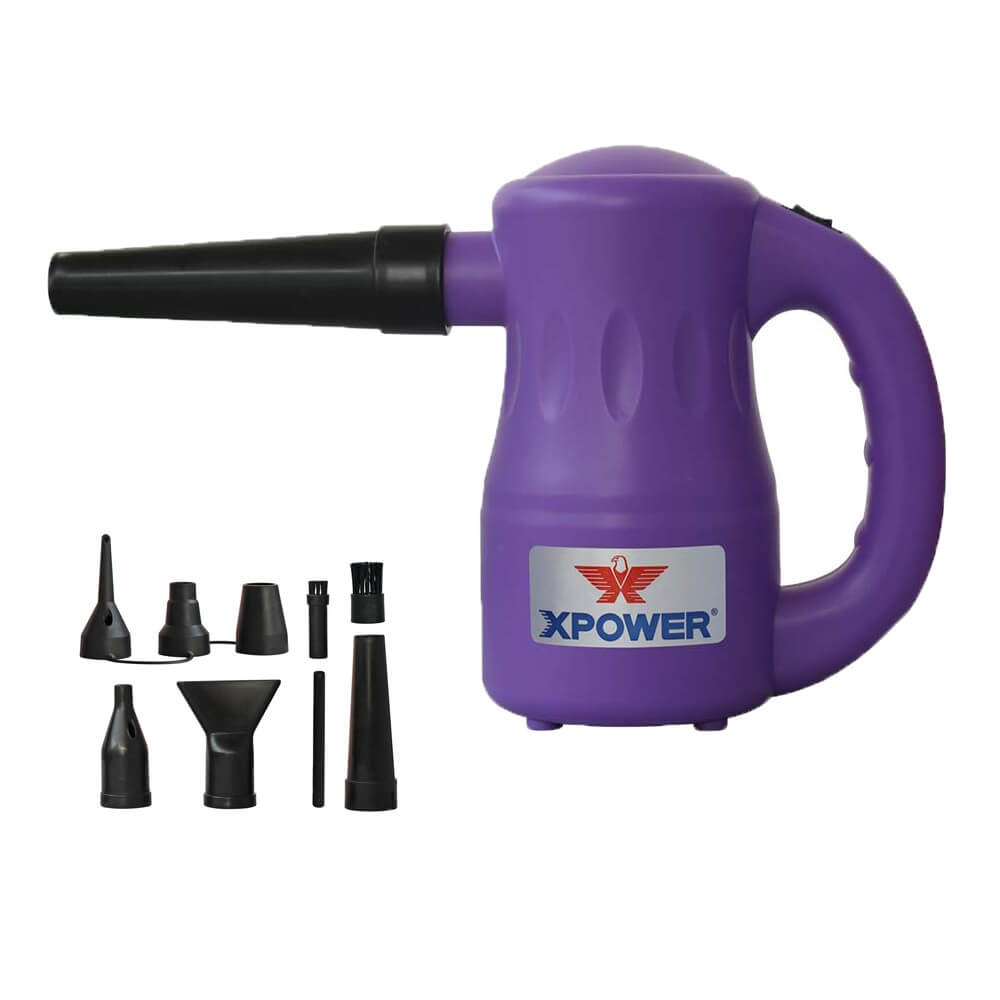 XPOWER B-53 Airrow Pro Multipurpose Home Pet Dryer with 8 Nozzles for Different Applications - Purple XPOWER B-53 Airrow Pro Multipurpose Home Pet Dryer with 8 Nozzles for Different Applications - Purple