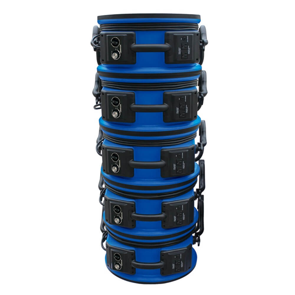 Lightweight & stackable up to 5 units high for easy storage Lightweight & stackable up to 5 units high for easy storage