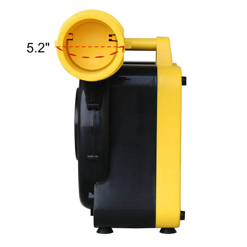 XPOWER BR-292A 3 HP 1700 CFM Indoor / Outdoor Inflatable Blower - Front View XPOWER BR-292A 3 HP 1700 CFM Indoor / Outdoor Inflatable Blower - Front View