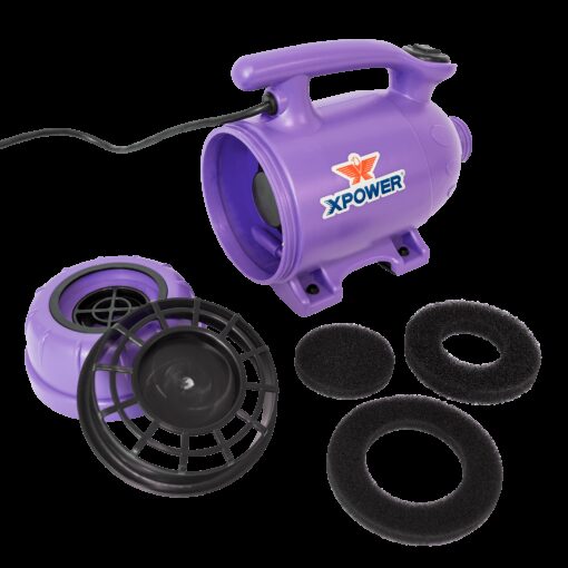 XPOWER B-2 Pro at Home 2 HP Dog Grooming 2-in-1 Force Pet Dryer & Vacuum