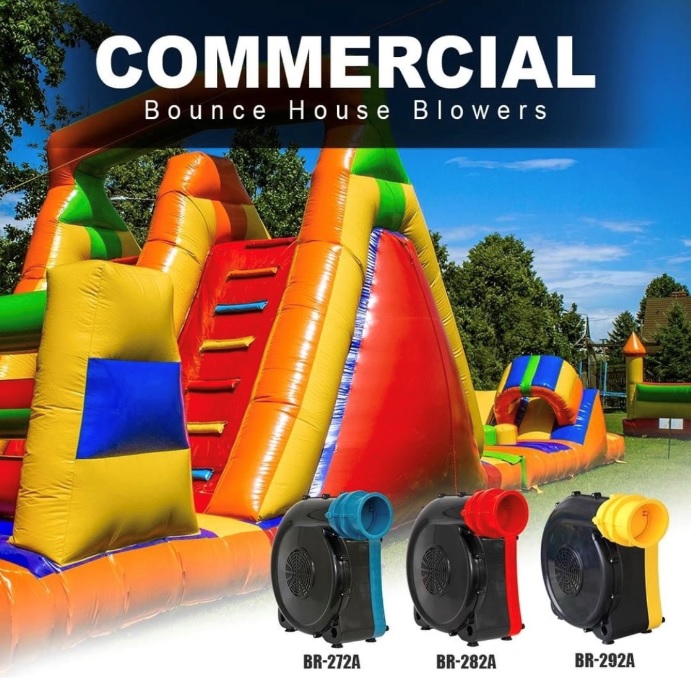 bounce houses